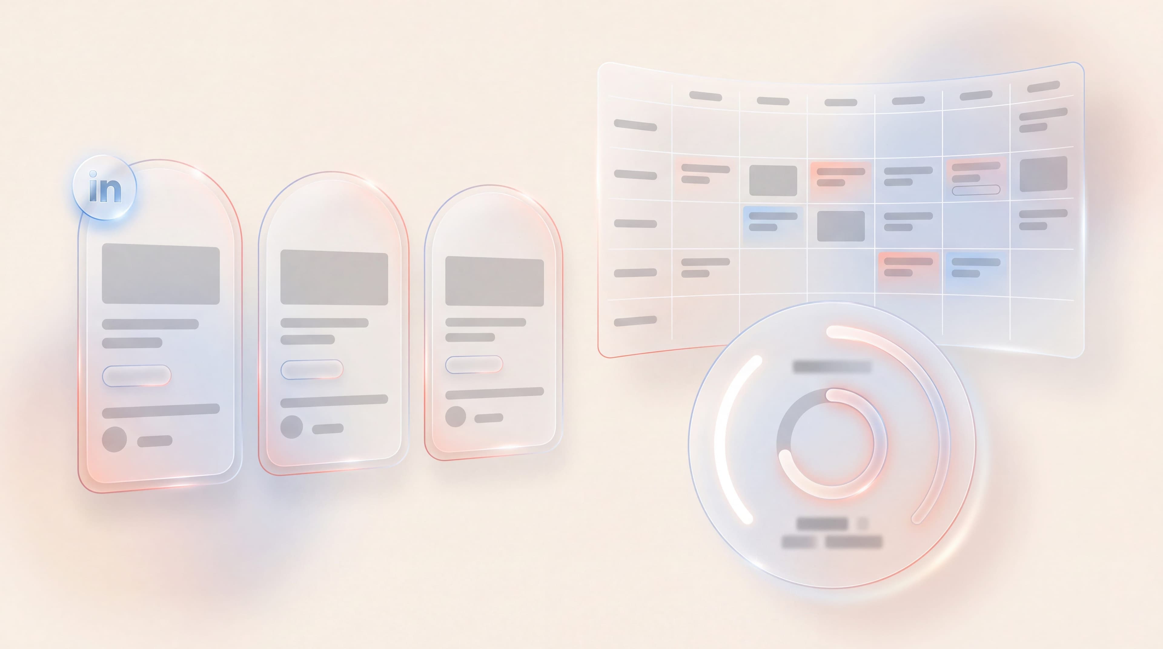 Vendor shortlist panels beside a meeting calendar and show-rate gauge, comparing B2B appointment setting companies